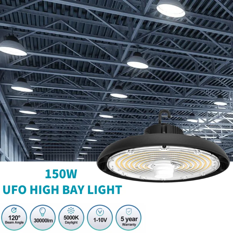 ufo led high bay light 100w 150w 200w hanging fixtures top selling lighting industrial lamp ufo led high bay light