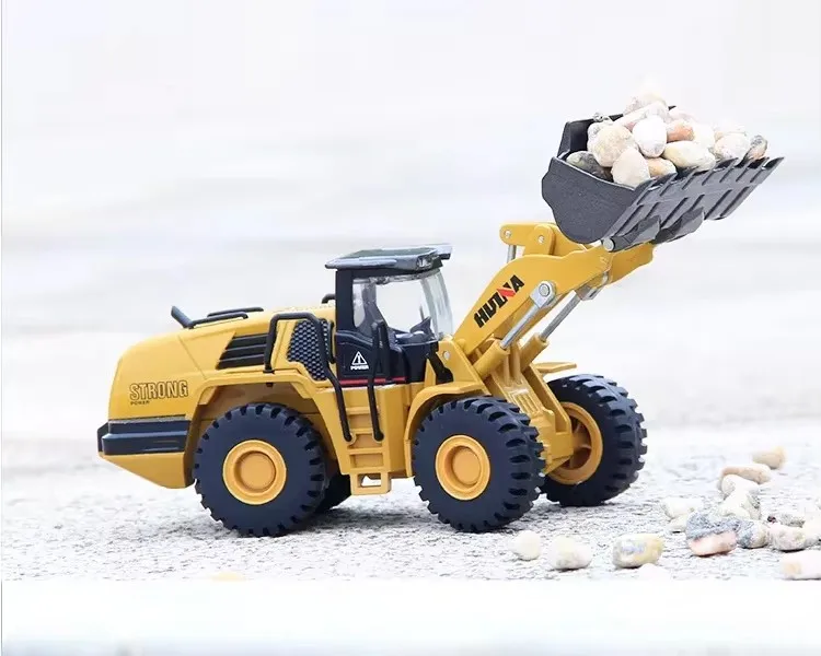 Construction Truck Alloy Toy Model Metal Small Diecast Bulldozer 1:50 SJY-1714 1/50 Scale Die-cast Dozer Engineering Vehicle