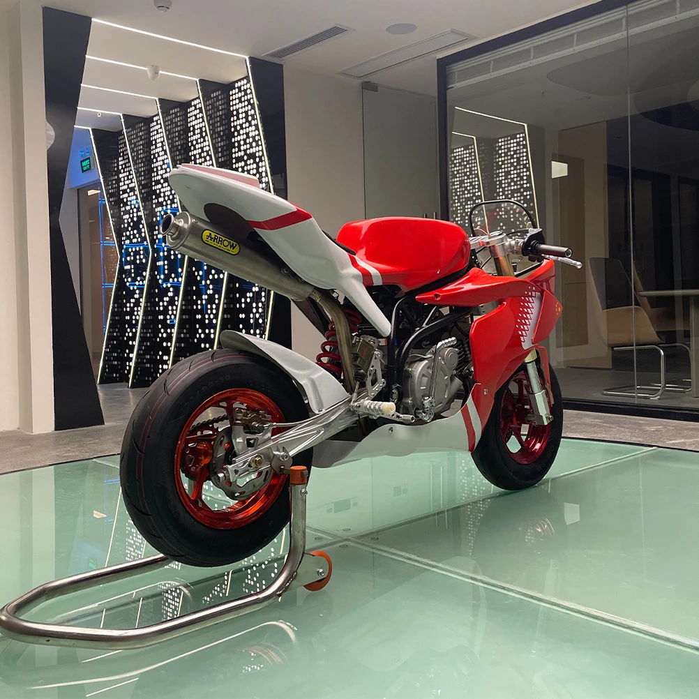 MinFF Minigp Новый 150cc 160cc Mini Moto GP бензиновый мотоцикл W150-G двигатель 4-тактный мини-уличный велосипед