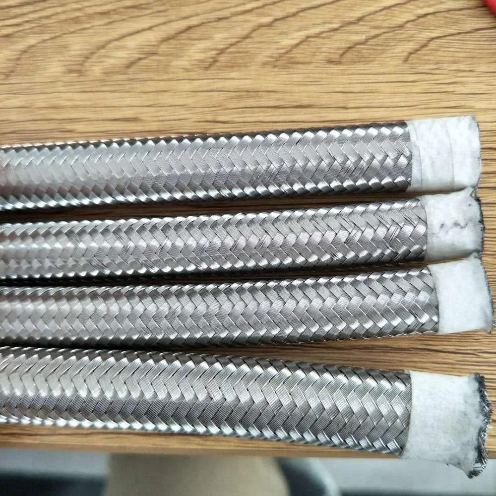 fuel injection hose stainless steel braided universal oil hose line   PTFE Hose for motorcycle and racing car