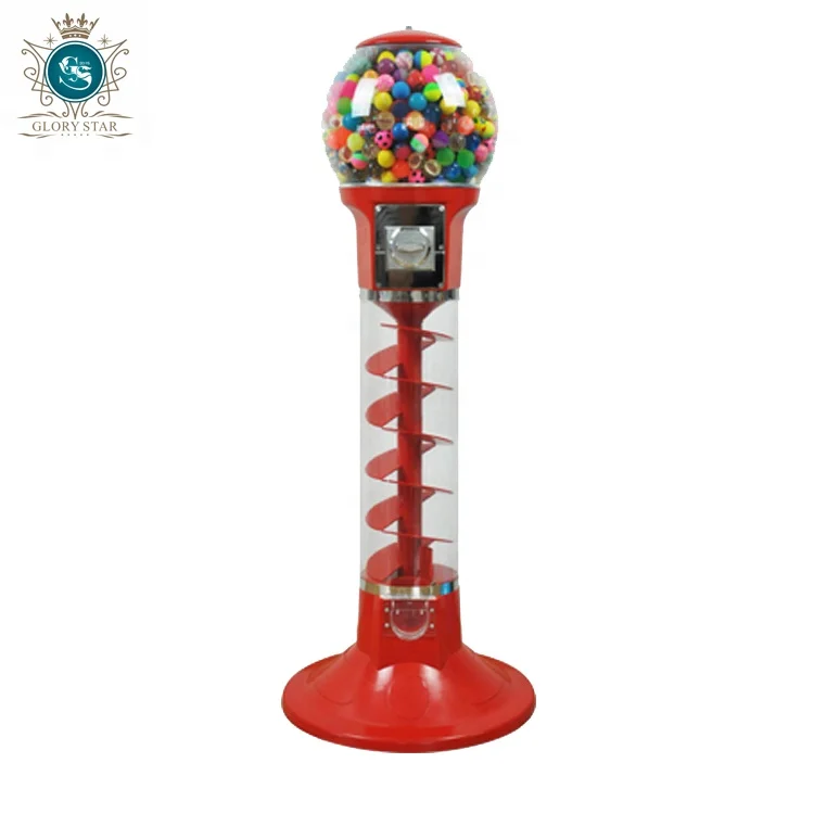 Спираль конфеты торговый механический Gumball машина для жевательной резинки с диаметром 400