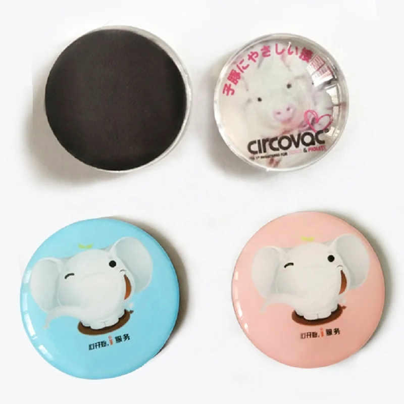 Wholesale  Hot Sale Circular Crystal Glass Magnets Customized Design Christmas Gifts/Souvenirs for Home Decoration