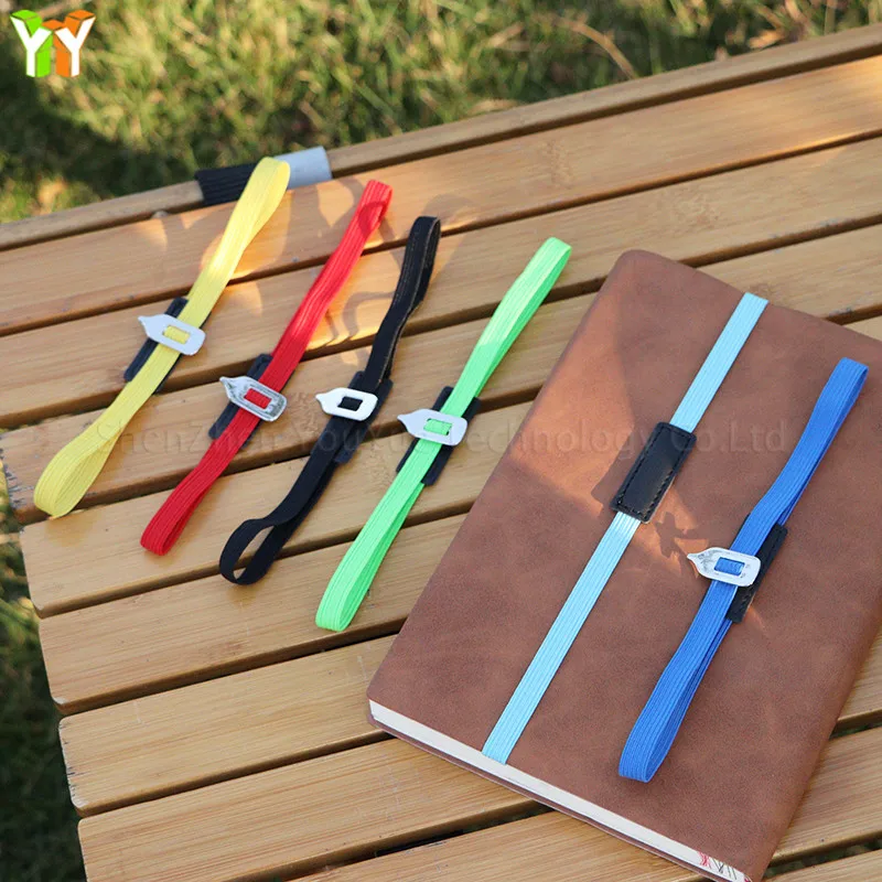 Wholesale Ready Stock Leather Bookmarks Elastic Bookmark with Arrow Metal Graduation Gifts Bookmarks