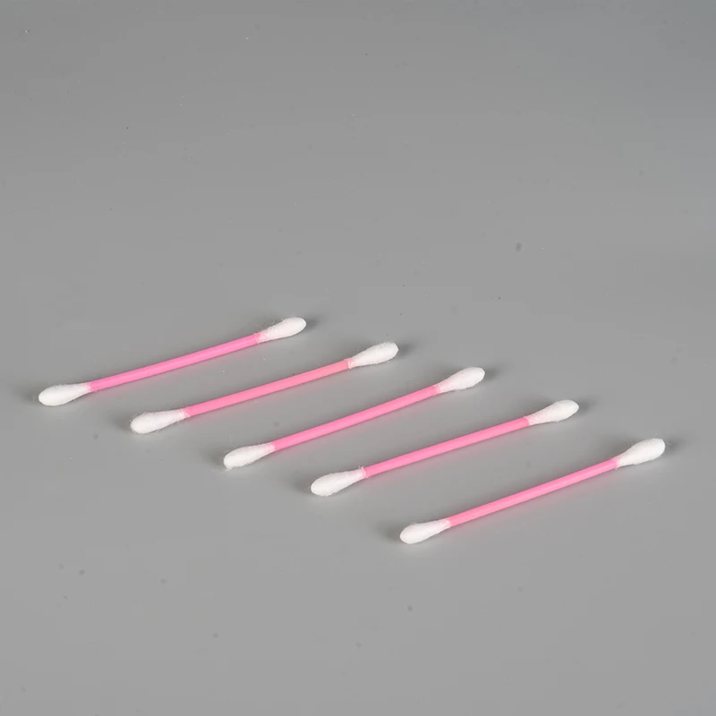 280pcs cotton Buds plastic colourful stick Cleaning Ear Cotton Swabs in square pp box