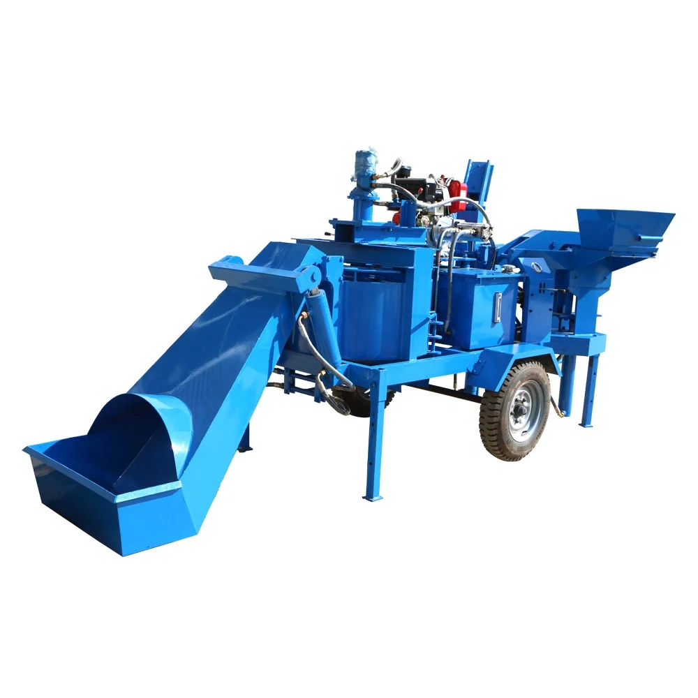 earth soil interlocking earth block machine  on sale from china
