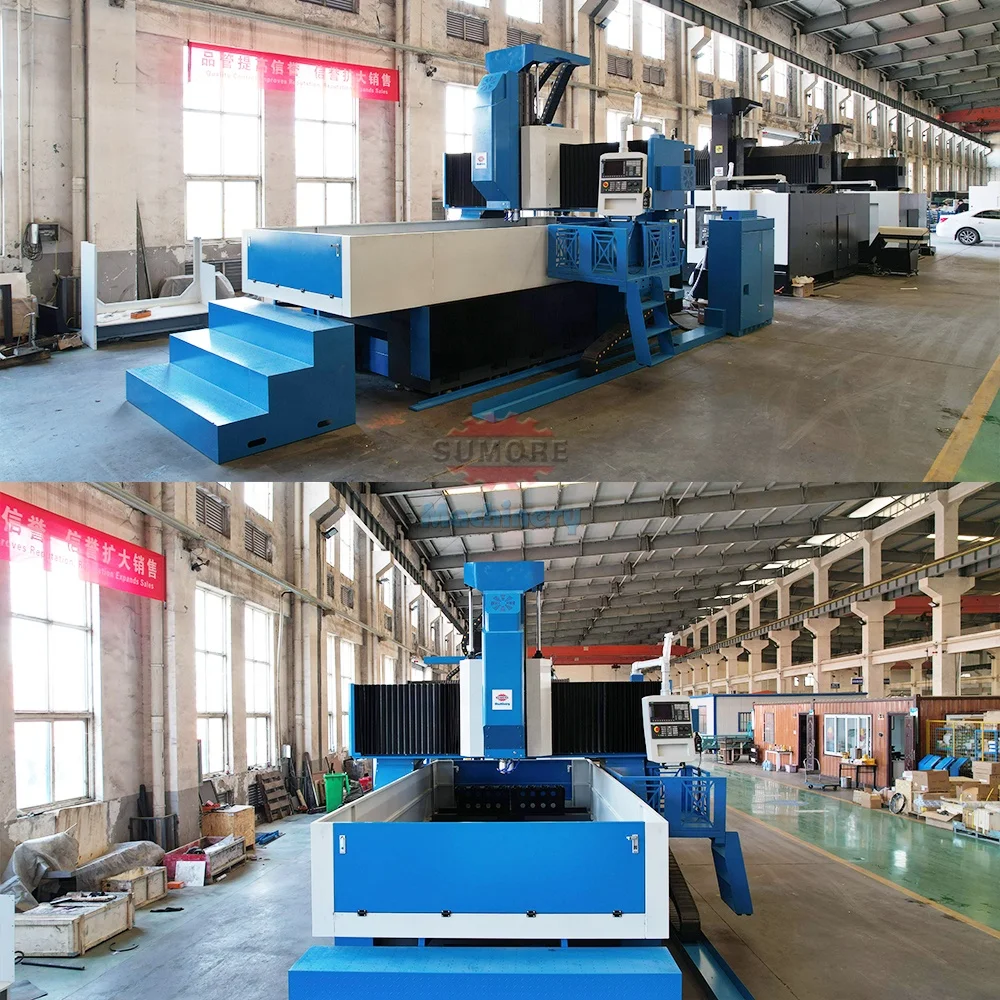 SUMORE OEM Fanuc Control Cnc Gantry Milling Machining Center Horizontal 5 Axis Gantry Cnc Milling Machine for Sale