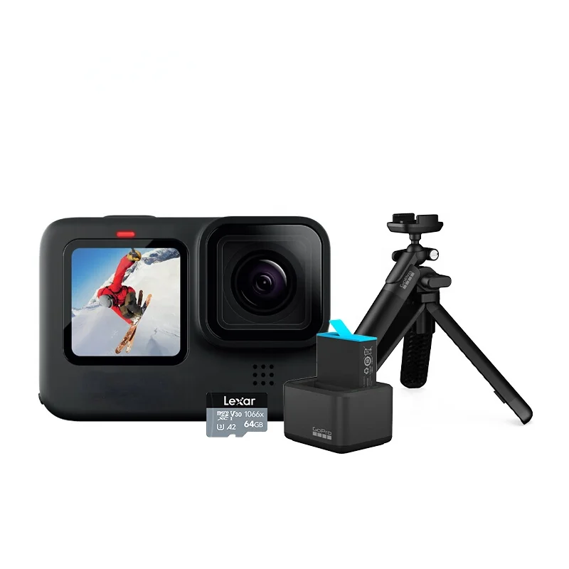 Аксессуары для камеры Go Pro H ERO 10 черный 5,3 K Экшн-камера HD водонепроницаемый для верховой езды видео трансляции стабилизации селфи Vlog спортивной стрельбы веб-