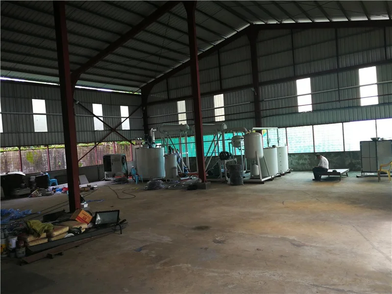 Available For USED Black Oil Like Motor Oil/Engine Oil/Car Oil Regeneration, Output Oil is Base Oil