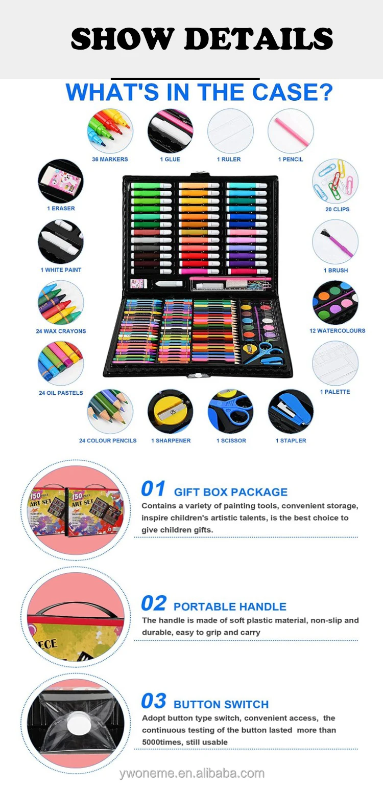 Art colores para profesional paint drawing creyones de colores cajas crayon paintings children coloring art sets