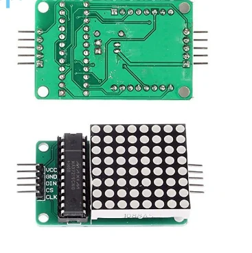 Точечный СВЕТОДИОДНЫЙ Матричный Модуль MAX7219, MCU светодиодный дисплей, модуль управления для интерфейса 5 В, выходной вход 8x8, общий катод