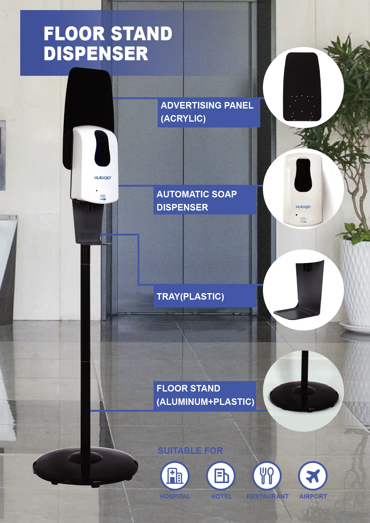 Dispenser floor stand