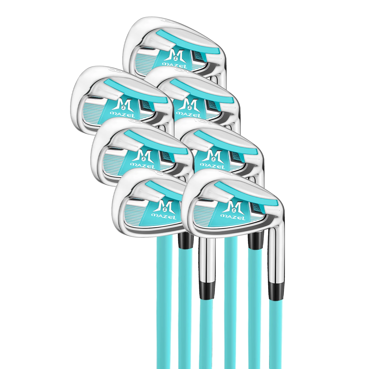 MAZEL Golf Women Complete Set Golf Club Set Includes Driver, Fairway, Hybrid, 4-PW Irons, Putter
