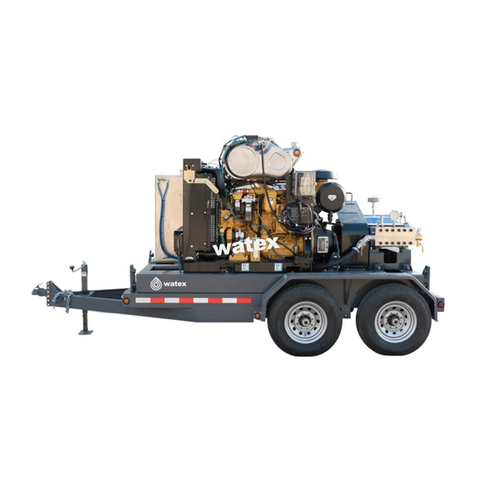 High pressure water blasting jetting machine for paint rust concrete pipe tube cleaning washing water blaster hydro jetter clean