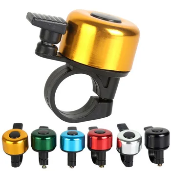 
Outdoor Safety Cycling Accessory Protective Bell Horn Bicycle Handlebar Metal Ring Black Bike Bell 