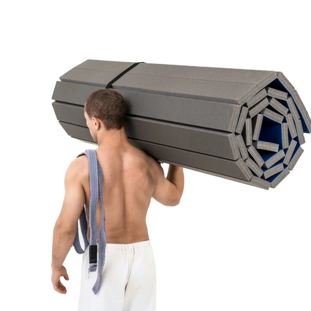 Jiu Jitsu Mat Dollamurs Flexible Roll Tatami Judo Mats/roll Out MMA BJJ Brazilian Martial Arts Studios customized Logo