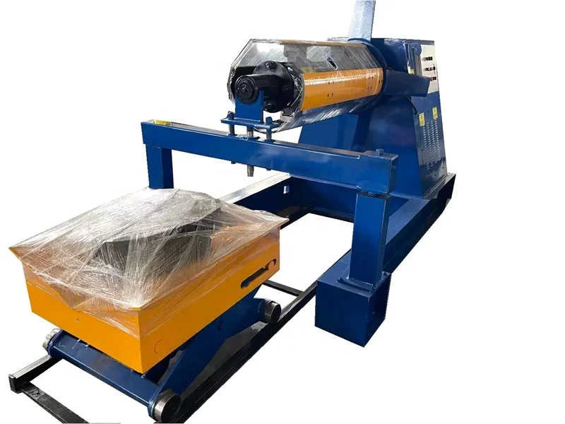 High quality full-automatic steel coil Hydraulic decoiler / uncoiler color steel unwinding machine