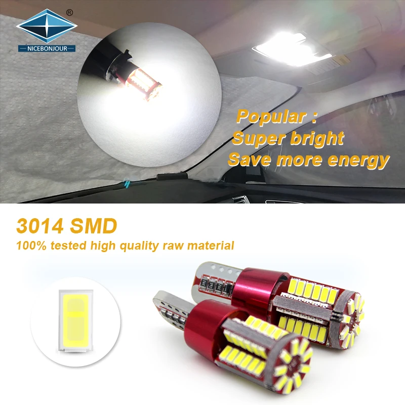 194 LED Bulbs Extremely Super Bright 3014 Chipset T10 LED for Car Truck Interior Dome Door License Plate Lights