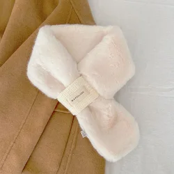 Amazon Hugely Popular Beautiful Wonderful Scarf Fur Scarf Faux Rabbit Fur Scarves Winter For Women