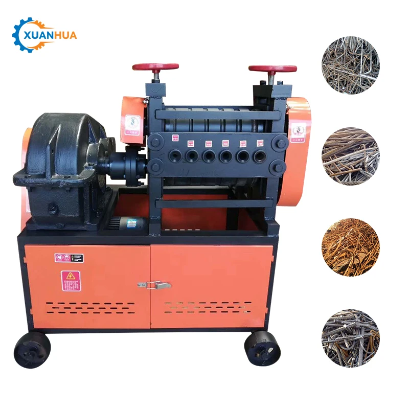 Xuanhua automatic waste scrap rebar Steel Bar straightening machine for sale