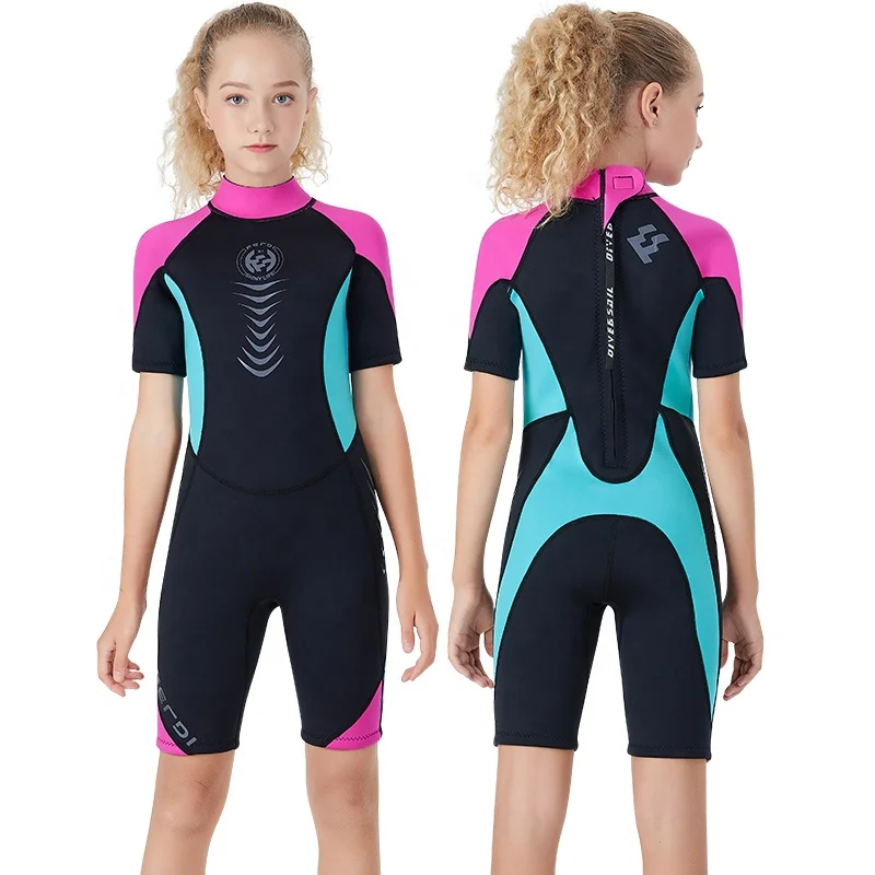 2.5 mm Full Body Neoprene Wetsuit Kids for Surfing Diving