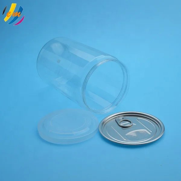 New style  clear 1000ml round plastic candy jar  container