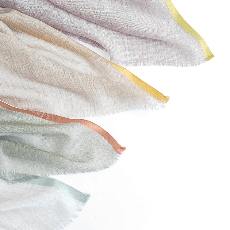 Luxury Scarf for Women Cashmere Brocade Lace  Lightweight  100 Pashmina Stole Inner Mongolia Cashmere Muffler