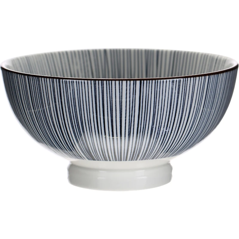 Stoneware Porcelain Hand Painted Color Glaze Microwave Safe Stackable Soup Noodle Rice Ceramic Packaging Cup Bowls