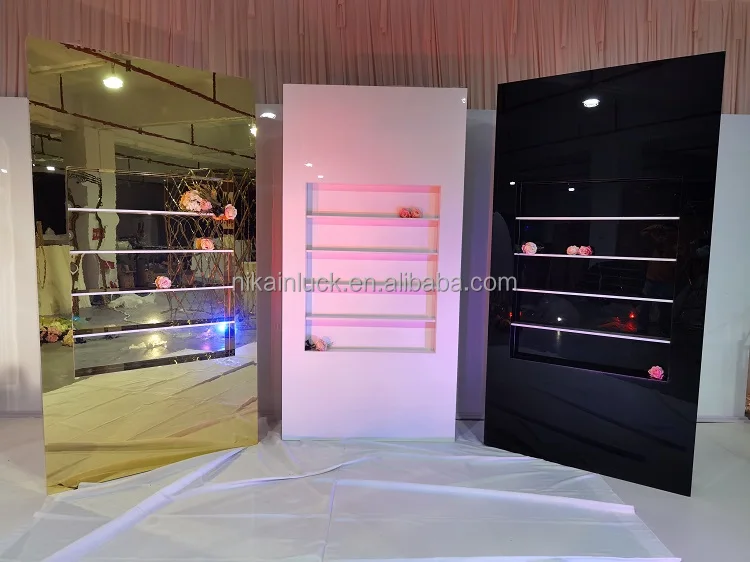 NIKA Champagne Flutes Display Champagne Bar Glass Holder Champagne Wall Shot Wall Stand