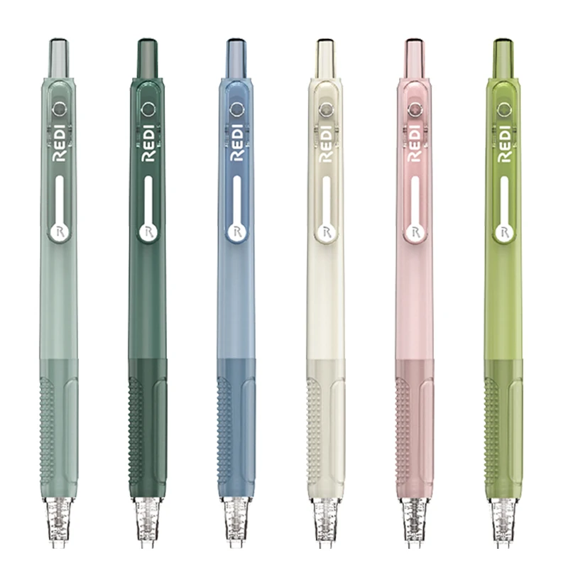 Factory Customization Wholesale Black Ink Gel Pen Retractable 0.5mm Gel Ink Pen for Students