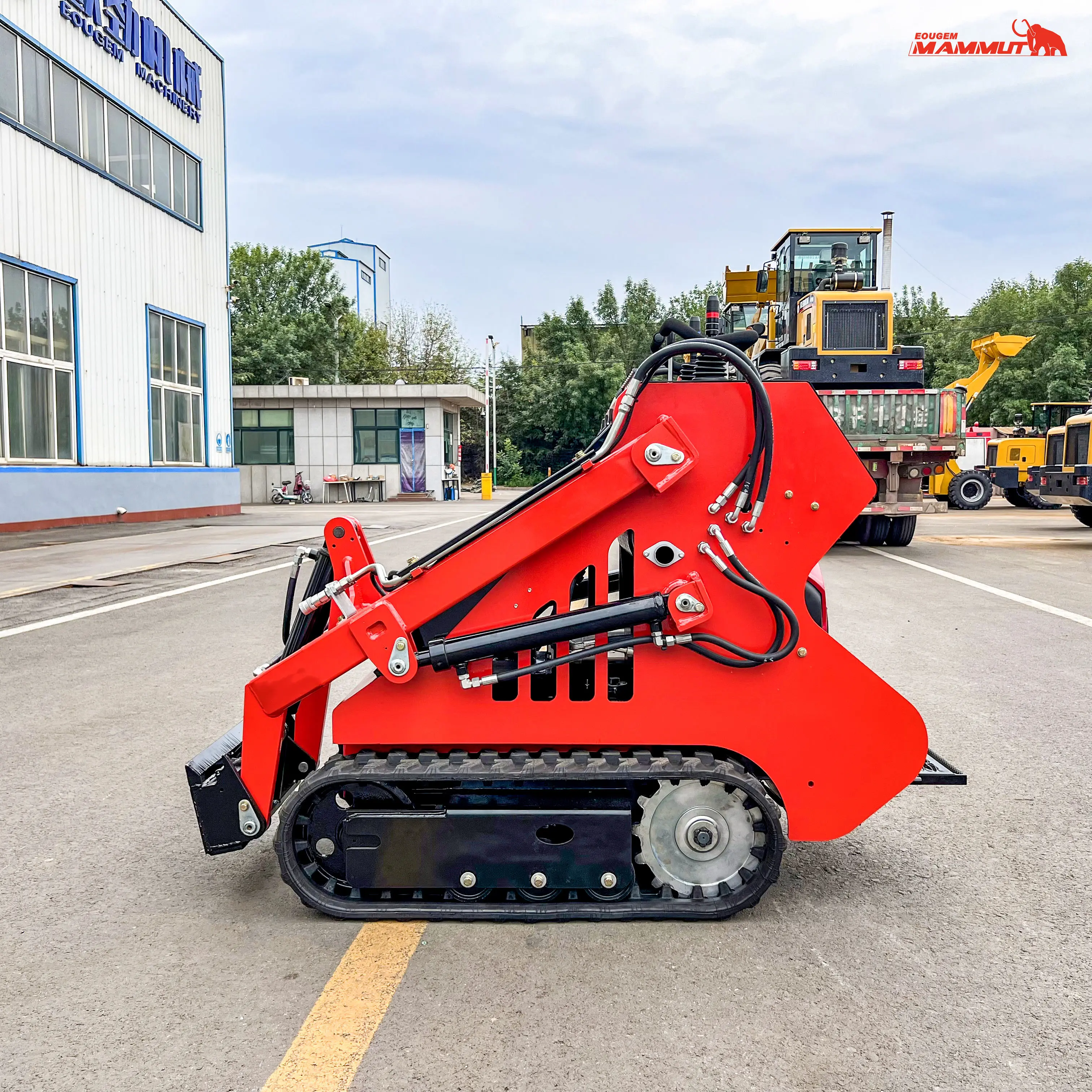 mammut Mini Skid Steer Loader KUBOTA Diesel Engine Small Crawler/Tracked/Wheeled Front Loaders With Bucket