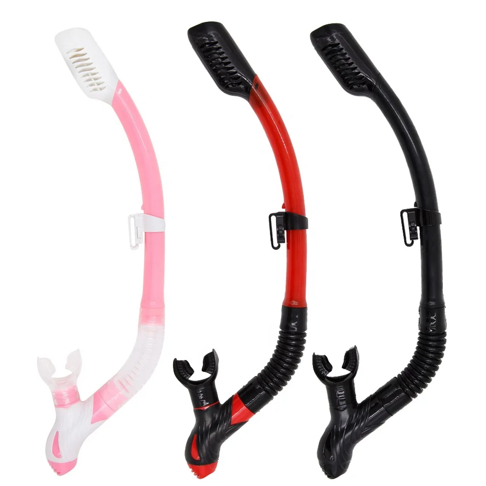 OEM Tube Freediving Diving Snorkeling Dive Snorkel Silicone Snorkel Anti-Fog Scuba Liquid Silicone Full Face Diving Mask