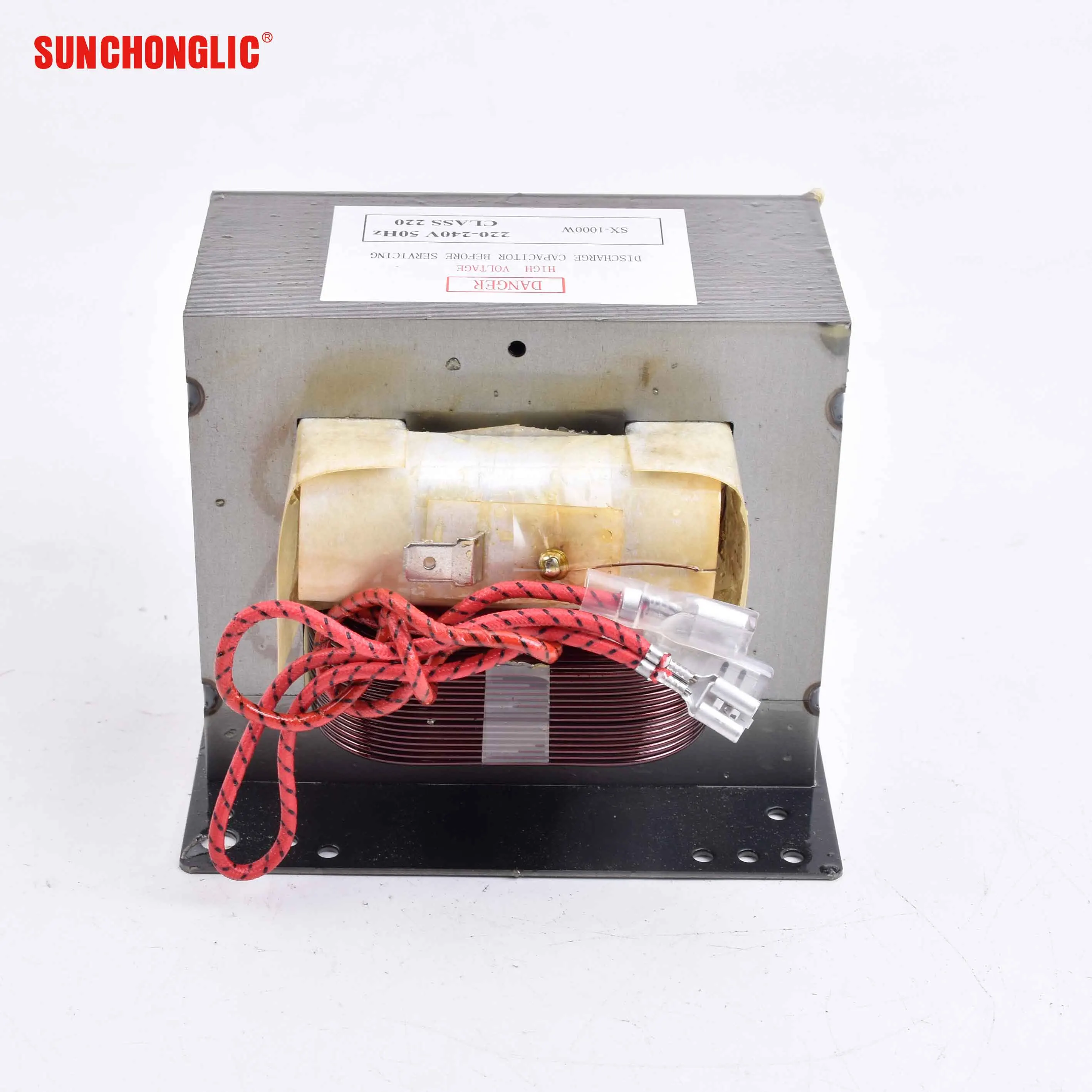 Sunchonglic microwave oven transformer 1000w microwave oven transformersolenoid large volume transformer for microwave oven