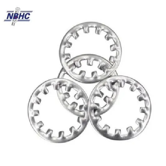 NBHC005WA DIN 6797 DIN 6798 serrated stop gasket toothed washers external internal tooth lock washer