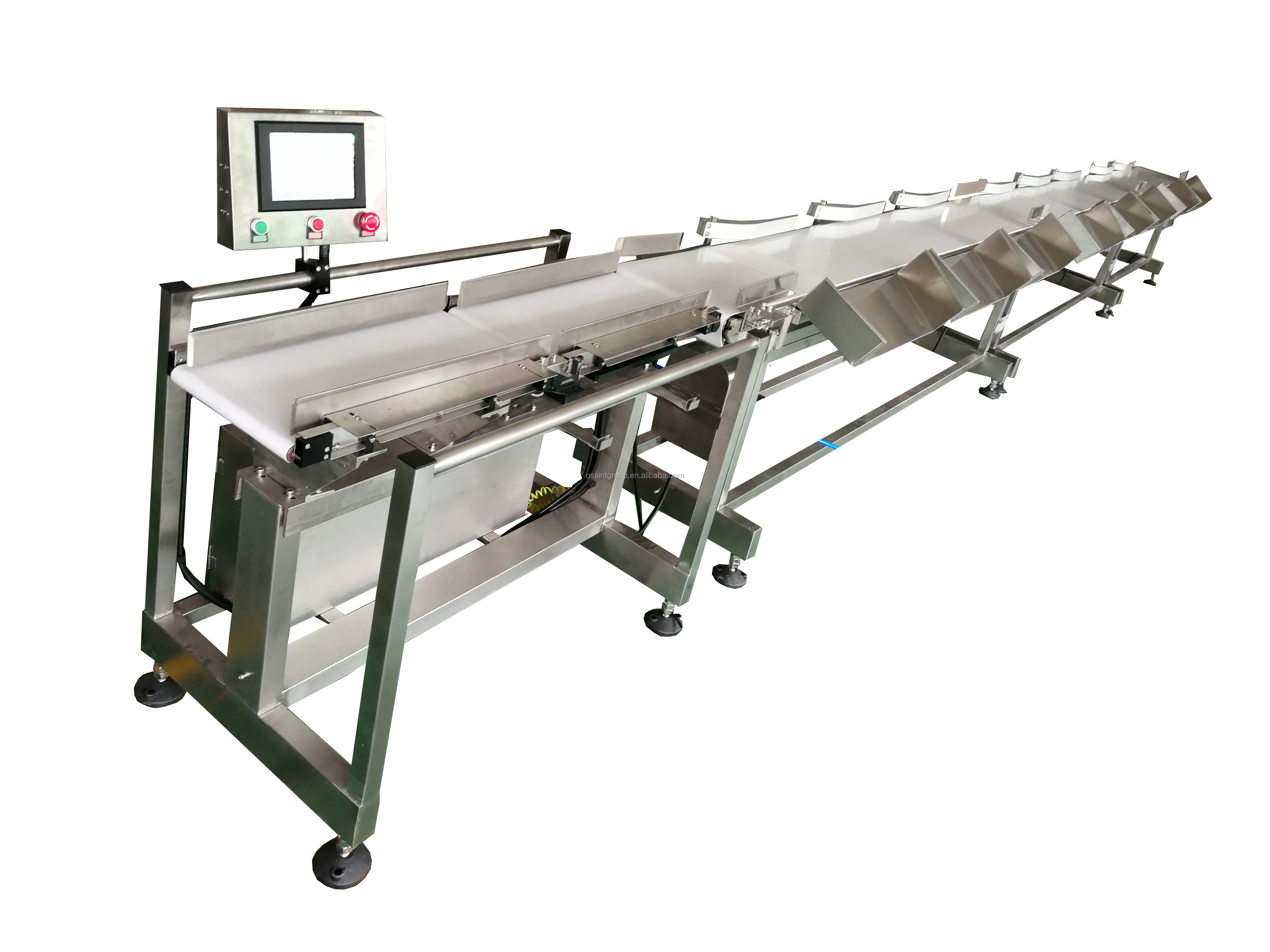 Manufacture price chicken feet and seafood weight sorting grading machine