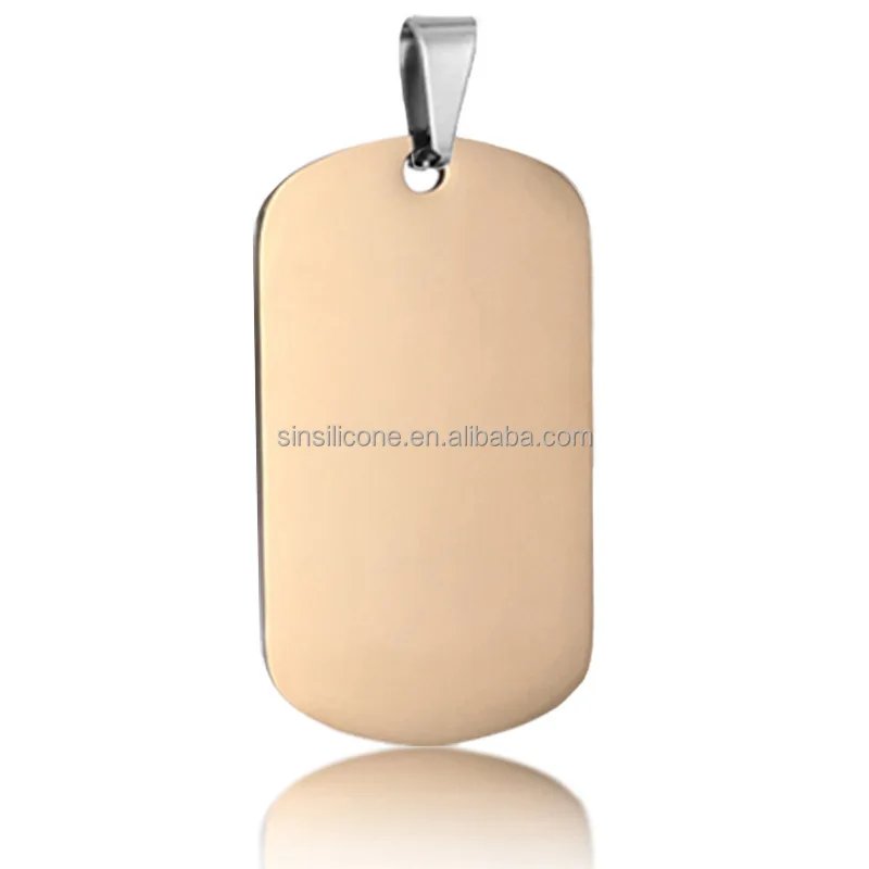 Customized pet anti-lost metal key tag stainless steel pet metal ID tag wholesale customization