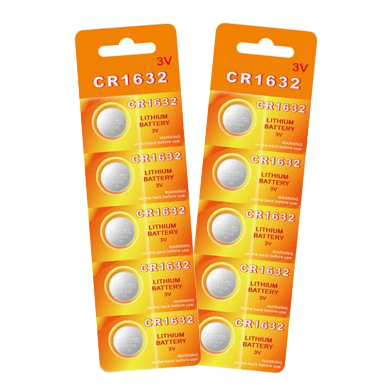 CR1632 3V button cell batteries For Car key remote control Electronic watch