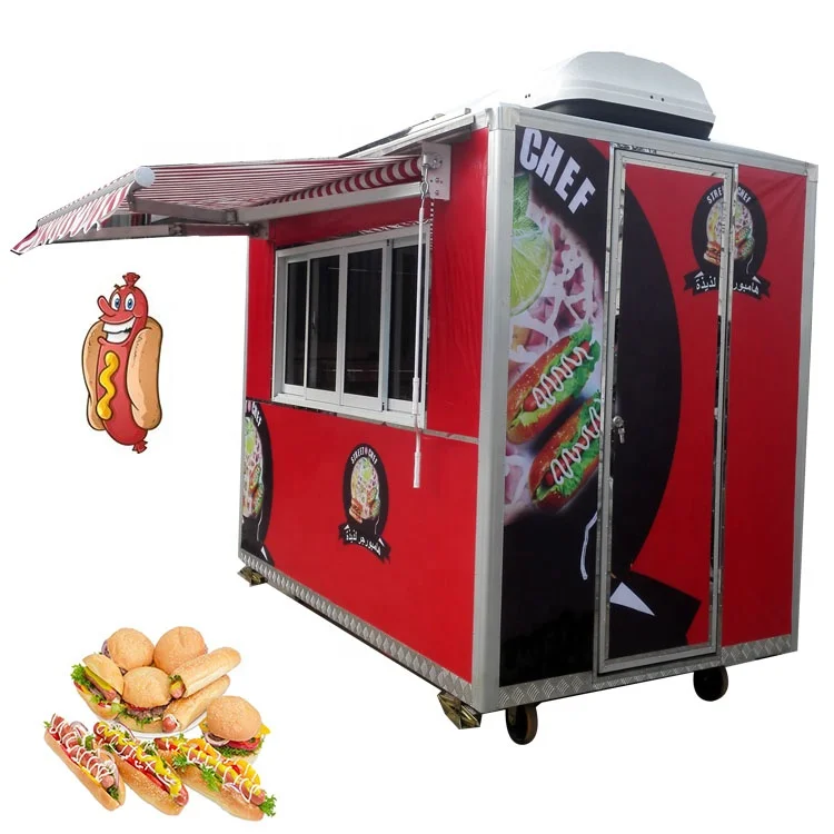 
street food cart/ice cream trucks for sale/fast food mobile kitchen trailer 