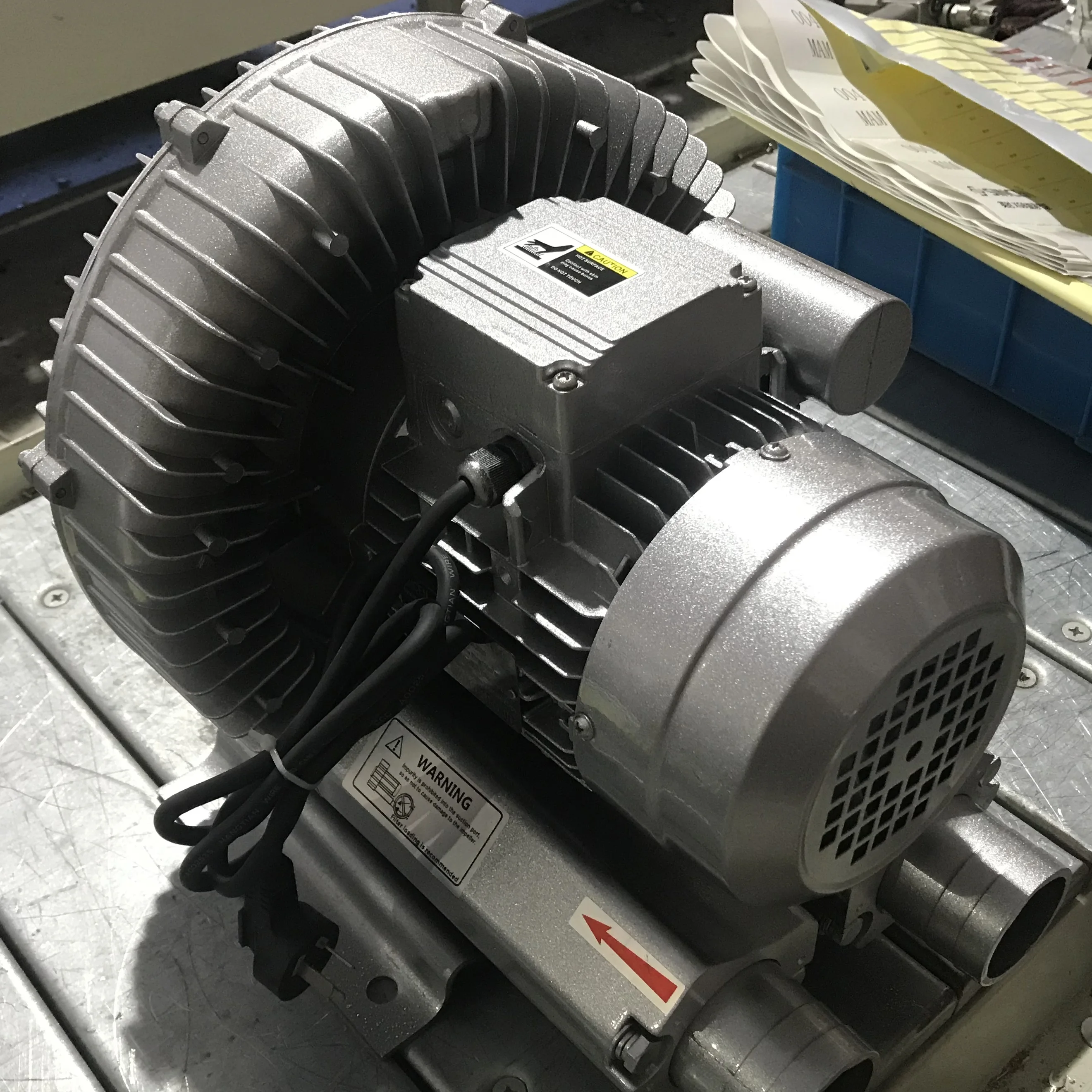 220V single-phase 120W high-pressure vortex fan domestic oxygen booster pump silent high-pressure fan