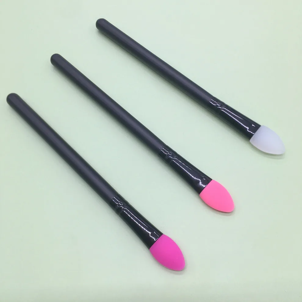 Wholesale Silicone Eye Shadow Brush Soft Portable Eyeshadow Lip Mask Applicator Eye Beauty Tool