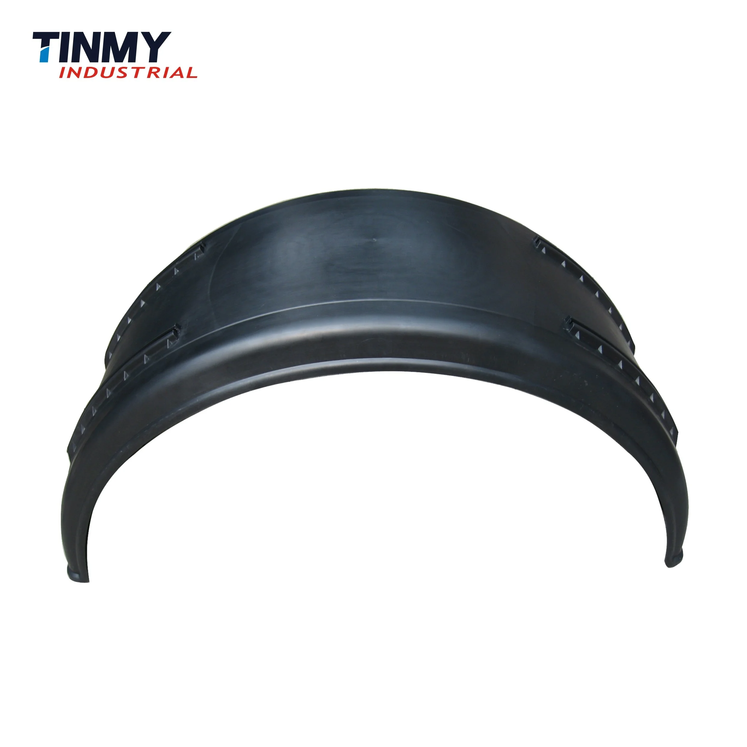 Heavy Duty Truck Trailer Mudguard with white stripe