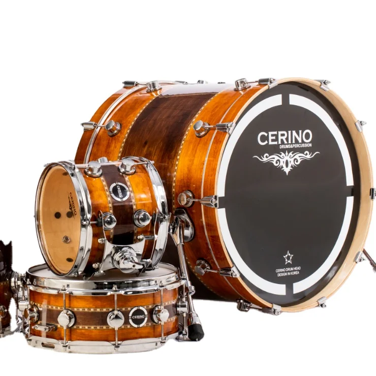 Centennial professional painting lacquer 5pcs drum set with chrome hardware