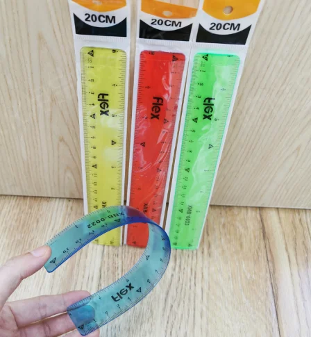 Креативная удобная модная Гибкая функциональная измерительная мягкая линейка из ПВХ