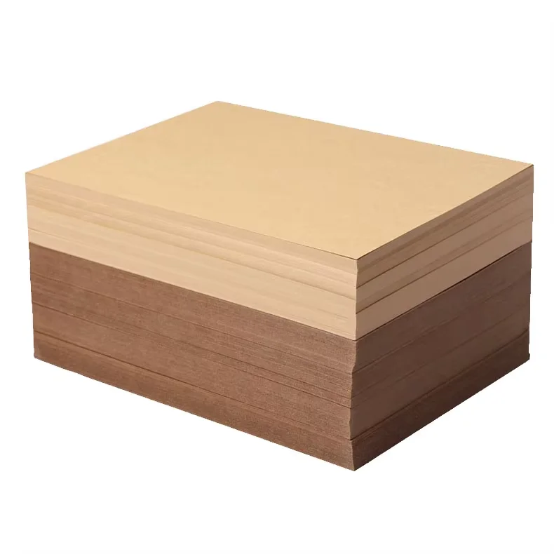 Factory wholesale 100% pure wood pulp A4 size kraft paper high quality DIY handmade kraft paper
