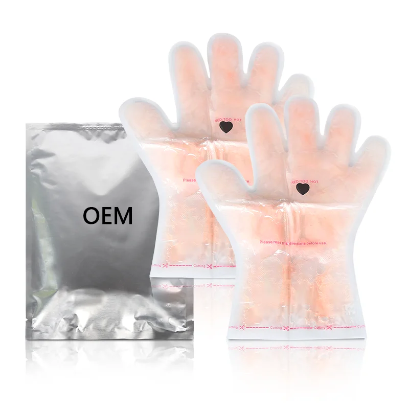Hot sale lavender paraffin hand foot care wax gloves moisturizing anti-aging hand wax mask
