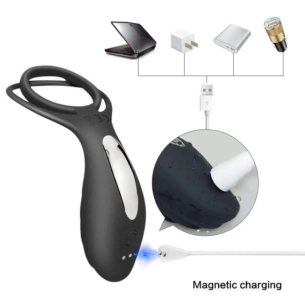 Hot Cock Ring Adult Sex Toys Vibrator Ring Penis Adult Toy Delay Locking Sex Toy Delay Locking Cock Vibrator Ring For Male