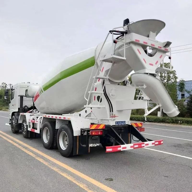 Fast delivery Dongfeng Brand new stock 8x4  12 tyres 12 Cubic 320HP cummins engine cement concrete mixer truck