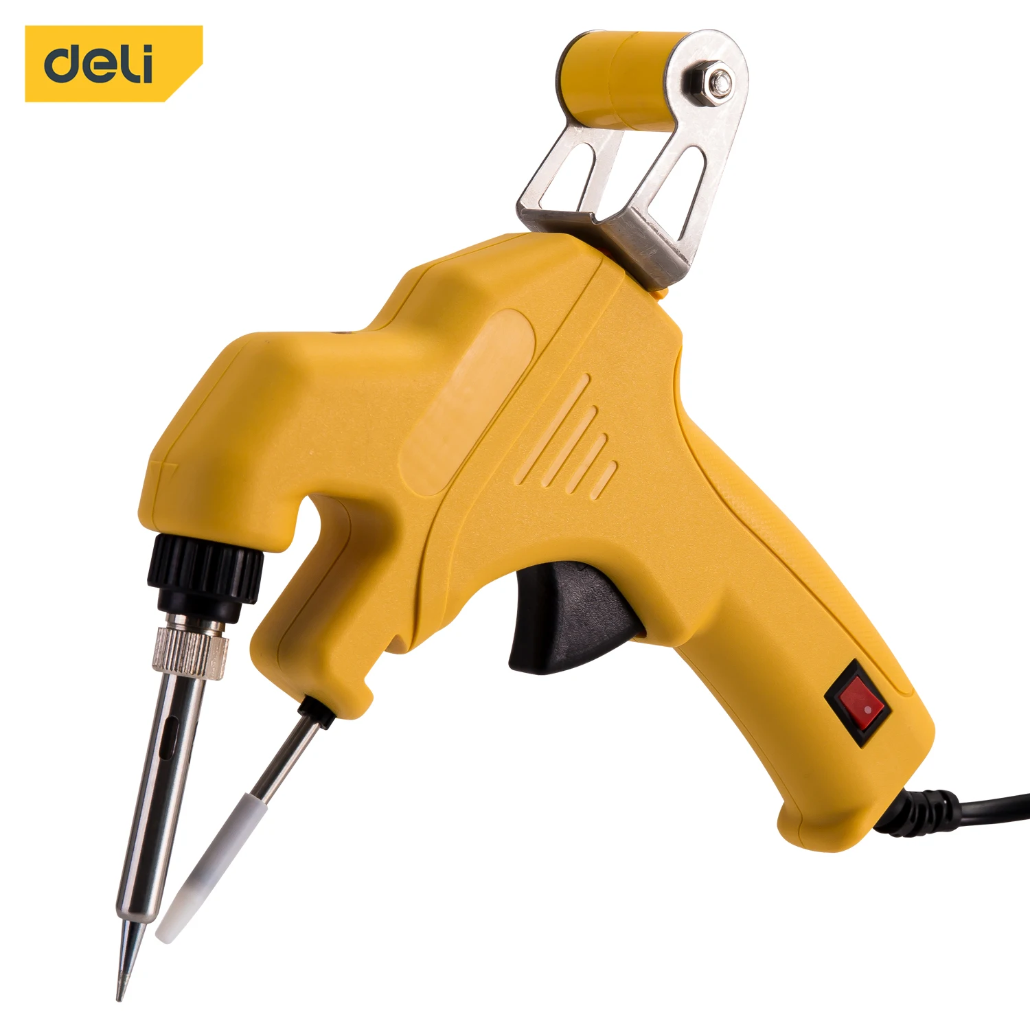 Deli Tool DL394060 30W 220v Portable Automatic Tin Wires Welding Electric Soldering Iron Gun