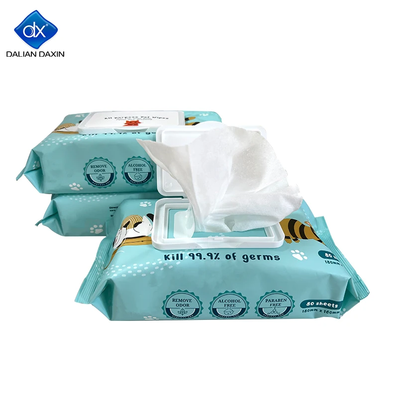 OEM Pet Cleaning Product Pet Ear Wipes Prevent Ear Mites And Clean Ears For Cats And Dogs