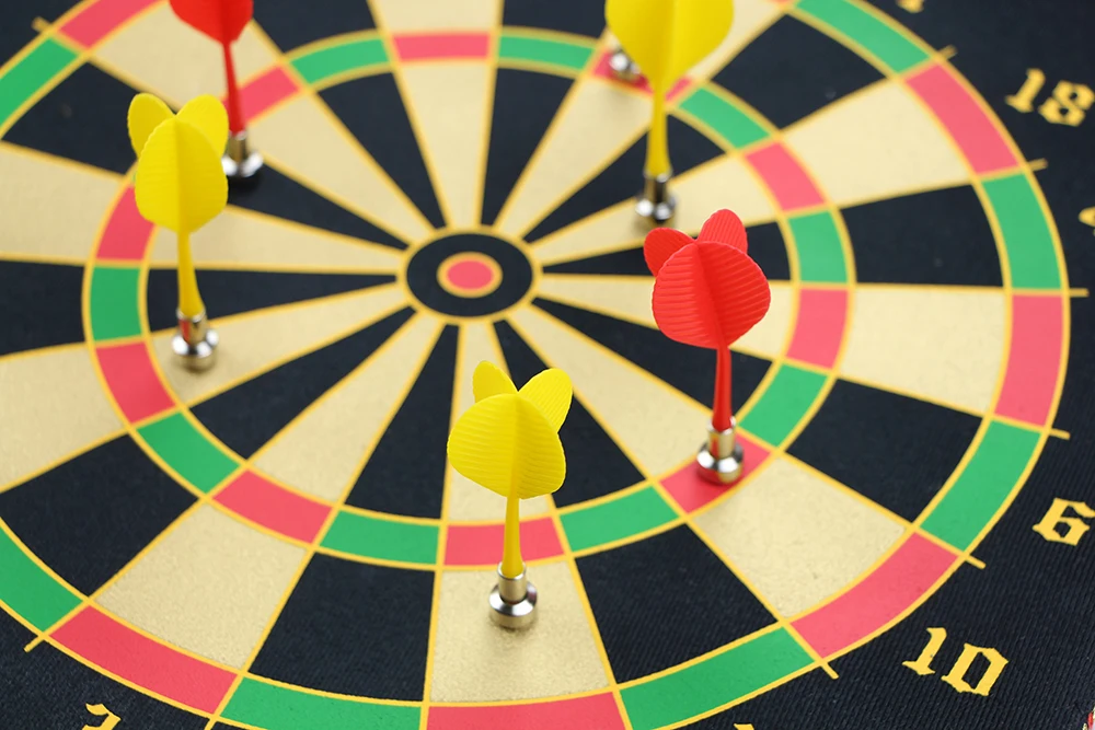 Mini Promotional Collapsible Fabric Magnet Dartboard