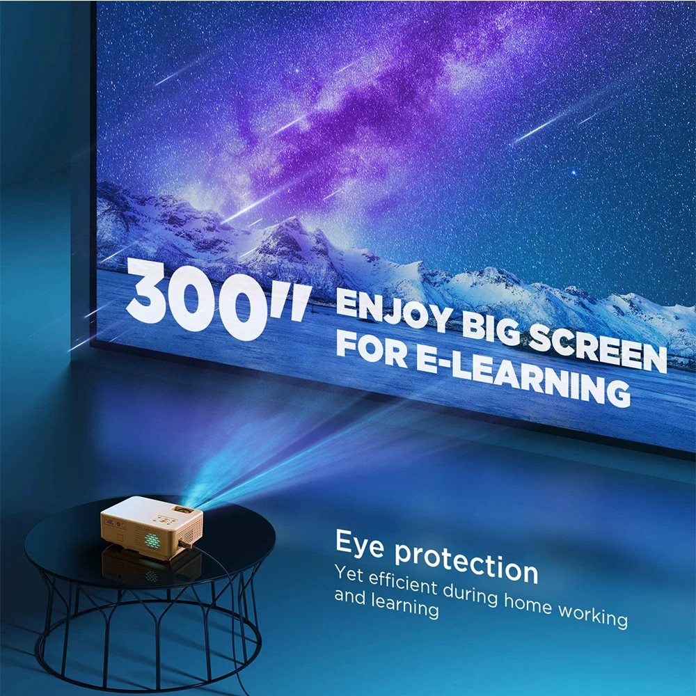  ЖК домашний кинотеатр Мини проектор портативный смартфон Wifi Androiod Beamer Led HD мини проекторы